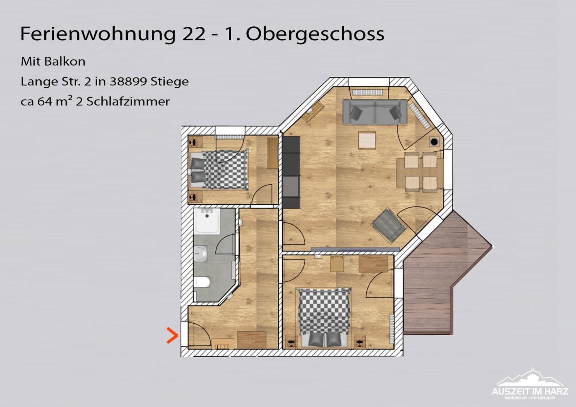 Auszeit-Im-Harz Haus 5 Wohnung 22 Stiege エクステリア 写真
